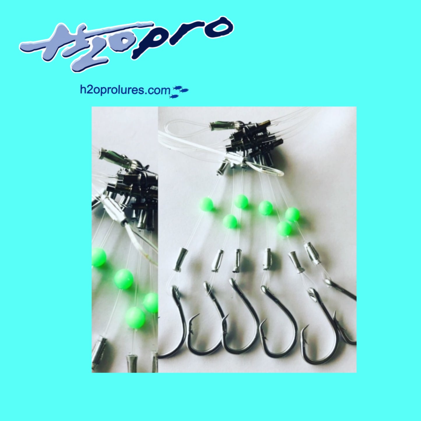 Deep Drop Rigs with Lumo tubes/beads