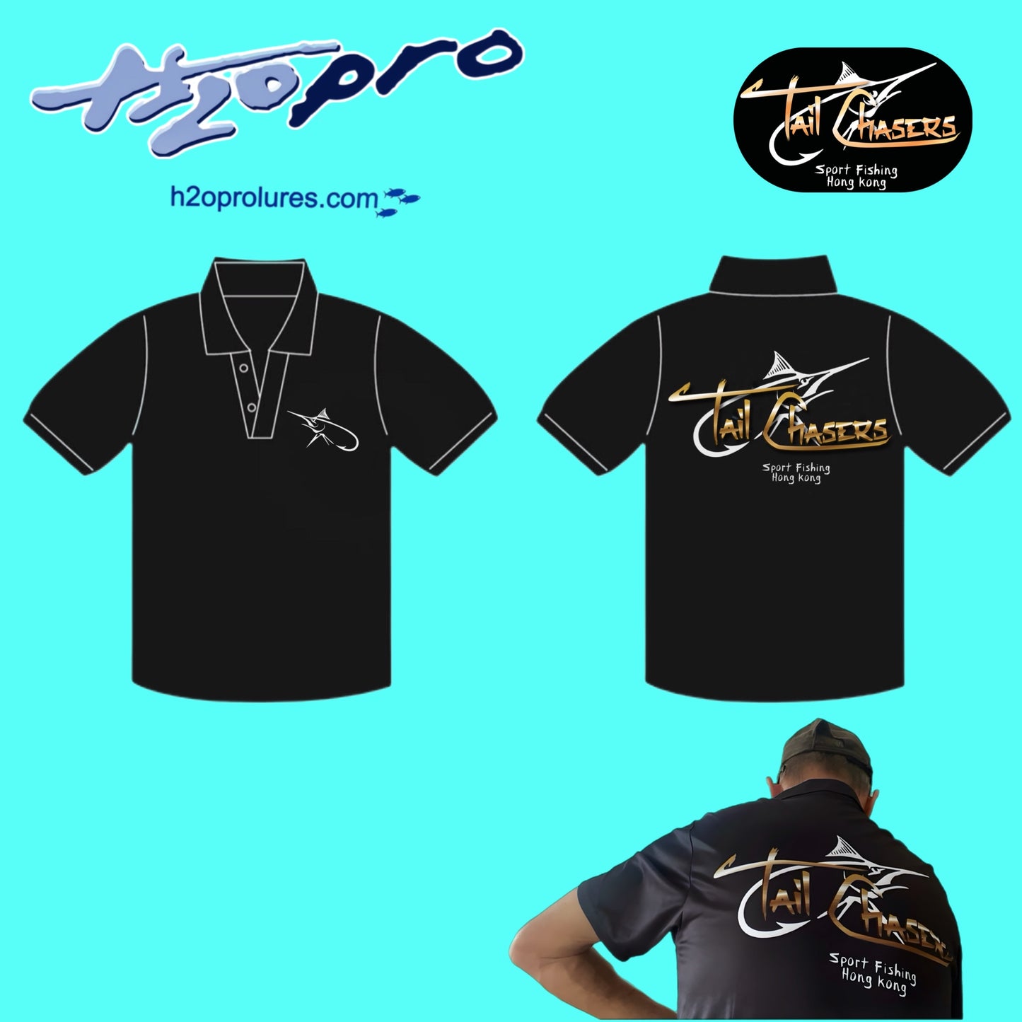 Tailchasers polo shirts   NEW Logo